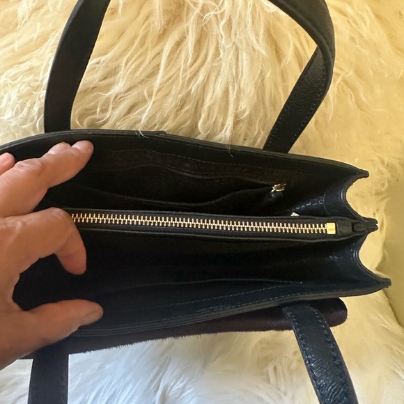 KATE SPADE Hyde Place Small Zarinah Micropebble Leather Haircalf Satchel. - Picture 11 of 12